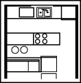 Multi-Purpose Kitchen Floorplan